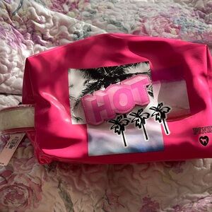 Victoria secret pink makeup bag nwt